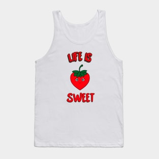 LIFE Is Sweet Strawberry Lover Tank Top